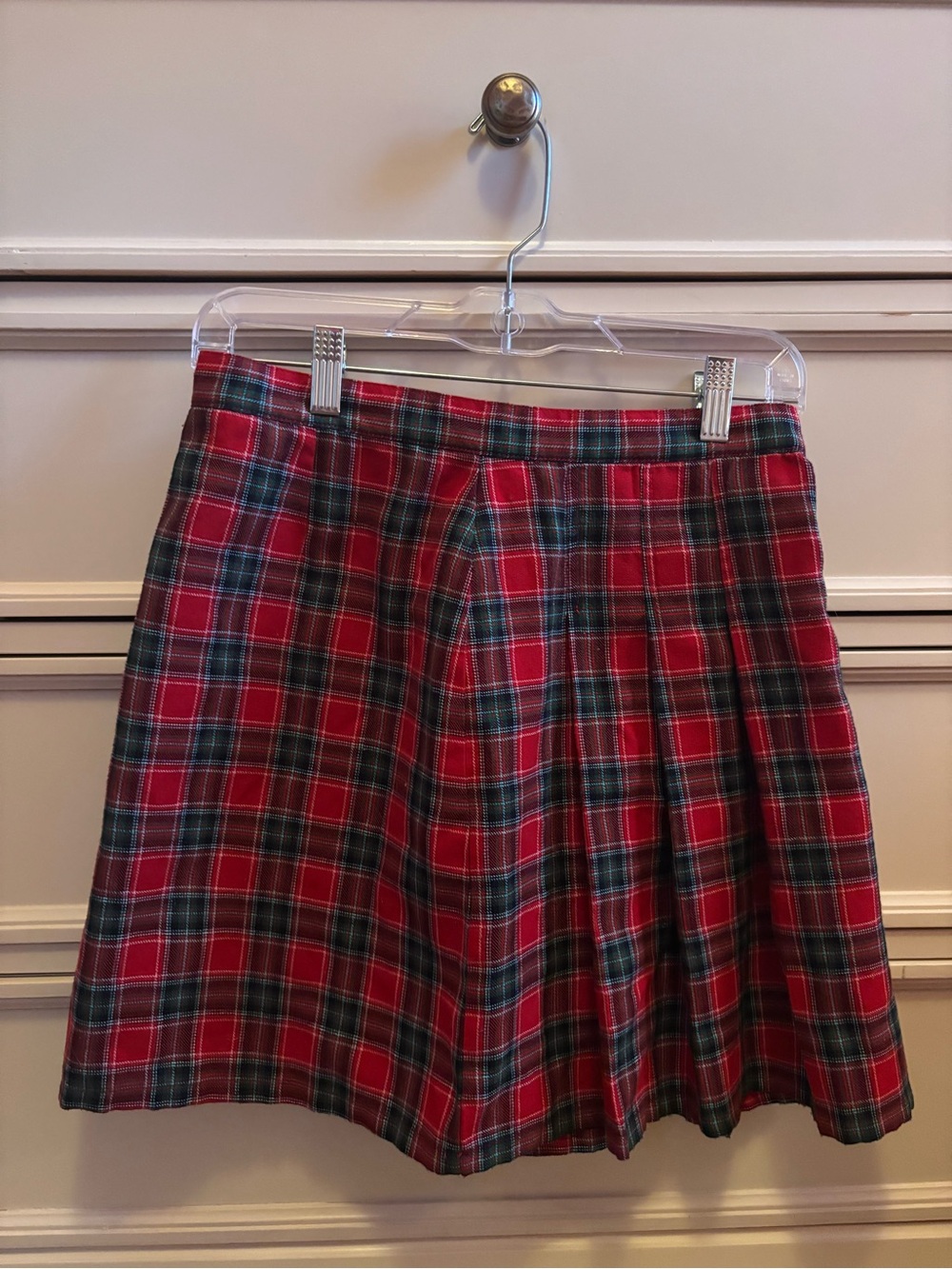 Duck Head Red & Green Tartan Circle Skirt